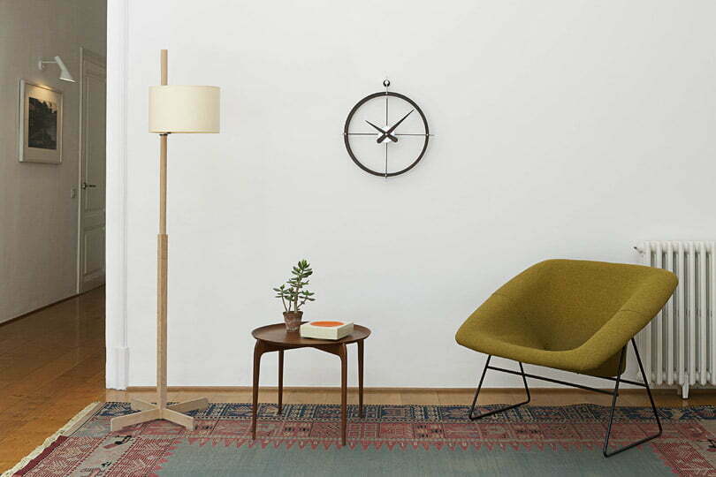 puntos nomon clocks wallnut furniture