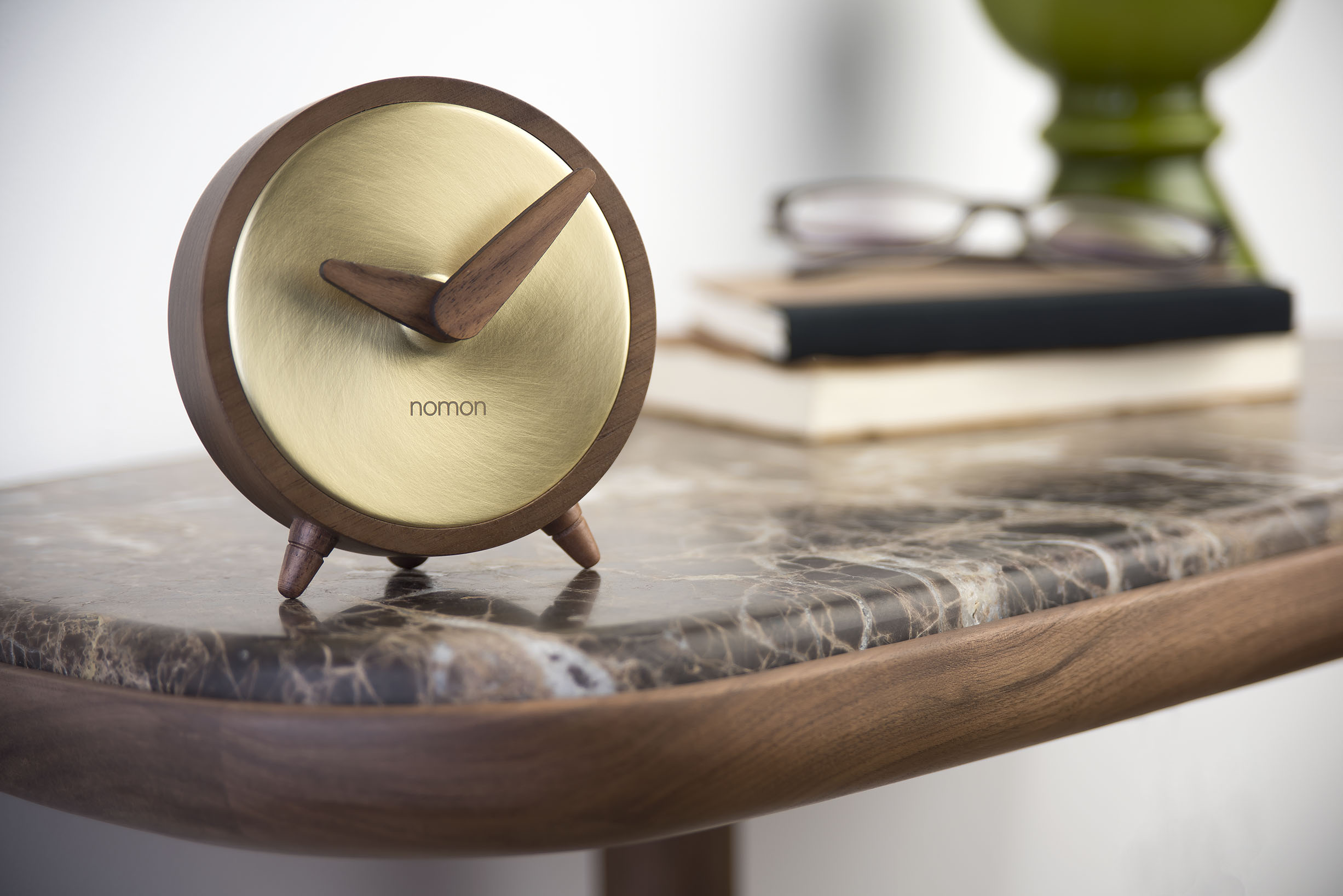 atomo table top golden nomon clocks