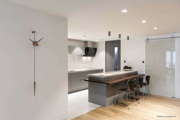 punto y coma nomon clocks kitchen