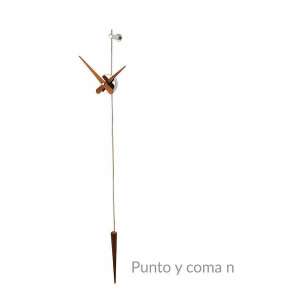 punto y coma nomon clocks wallnut