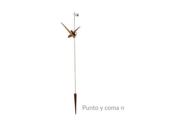 punto y coma nomon clocks wallnut